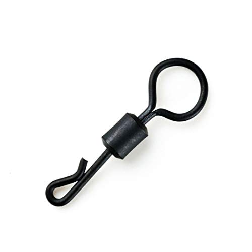 Mikado 10 x Quick Change Swivel Big Eye Wirbel Karpfenwirbel #8 von Mikado