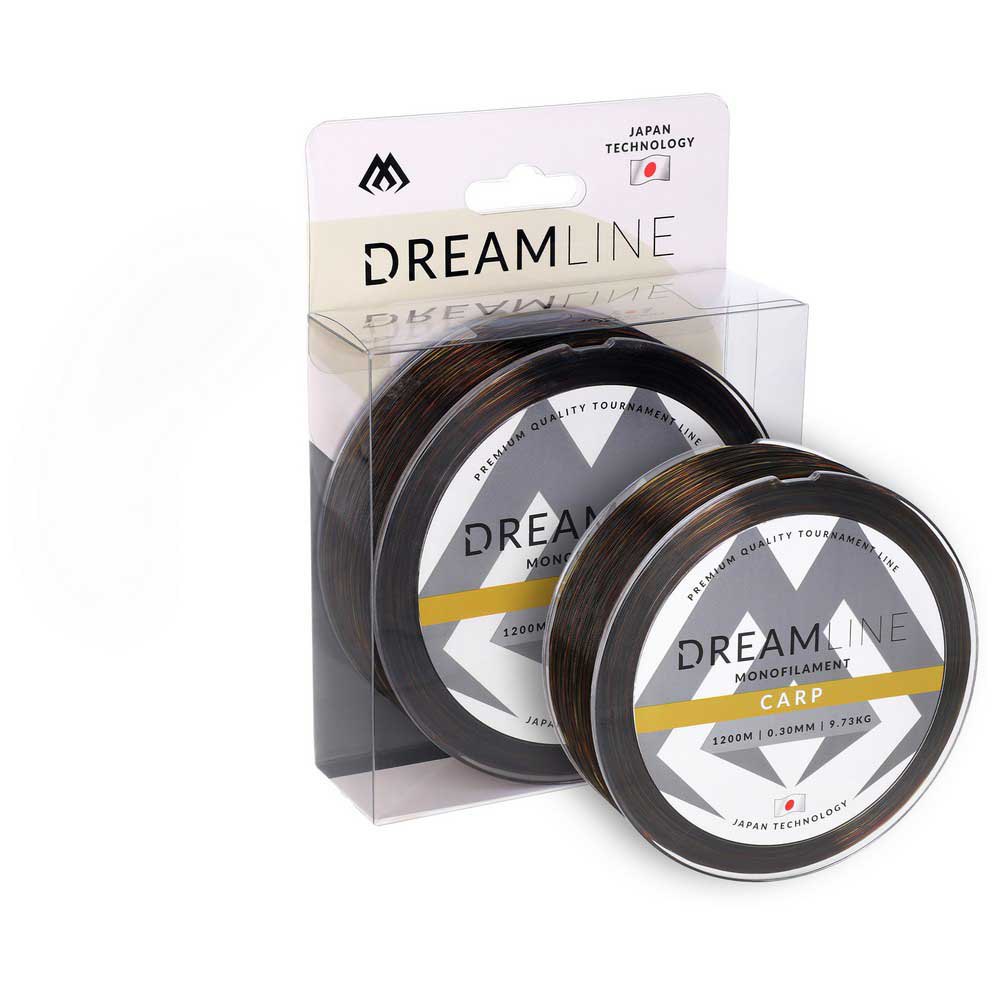 Mikado Dreamline Carp Carpfishing Line 1200 M Schwarz 0.380 mm von Mikado