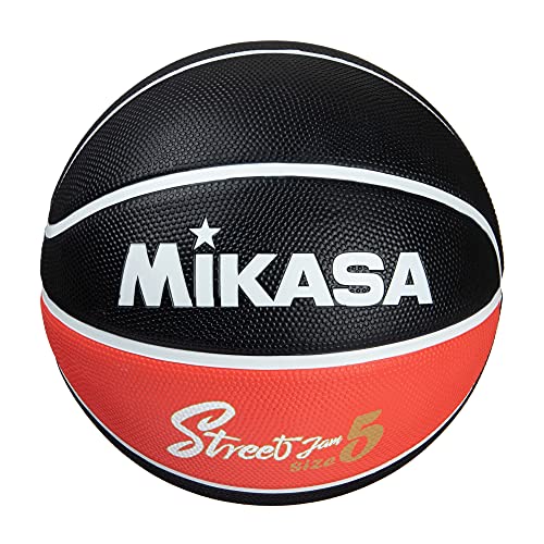 Basketball Größe 7 Schwarz Rot BB702B von Mikasa
