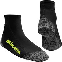 MIKASA Beachvolleyball Beach-Socks schwarz/lime XL (46-48) von Mikasa