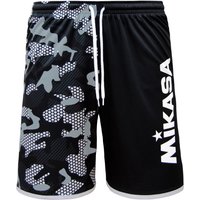 MIKASA Beachvolleyball Shorts Camouflage Herren schwarz M von Mikasa