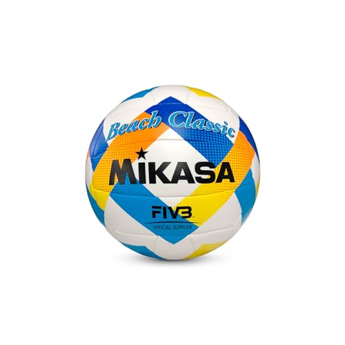 MIKASA Classic Bv543c-vxa-y Beach Volleyball Ball, Mehrfarbig (Mehrfarbig), Einheitsgröße von Mikasa