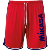 MIKASA Crystal Beachvolleyball Shorts Herren rot S von Mikasa