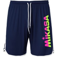 MIKASA Lupho Beachvolleyball Shorts mit Taschen Herren navy/weiß L von Mikasa