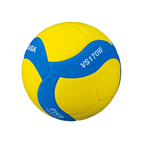 Mikasa VS170W FIVB Kids Ball VS170W-Y-B, Unisex Volleyballs, Yellow, 5 EU von Mikasa Sports