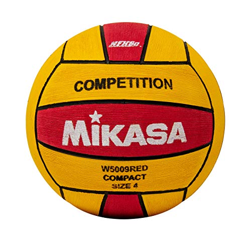 Mikasa W5009RED Wettkampfspielball, Rot/Gelb, Größe 4 von Mikasa