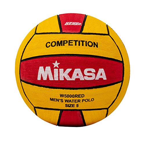 Mikasa w5000red Wettbewerb Spiel Ball, rot/gelb, Größe 5 von Mikasa