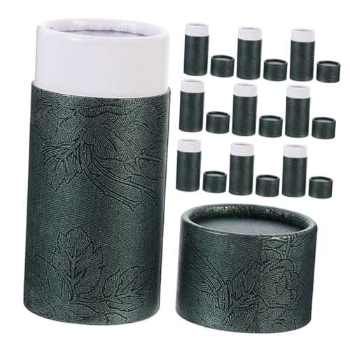 Mikinona 10 Stück Schachtel Verpackung Aus Papierrohr Papierteller Container Kaffeebehälter Leere Kraftpapierröhre Handwerkliche Röhren Papierröhren Zum Basteln Pappröhre Spiralrohr Karton von Mikinona