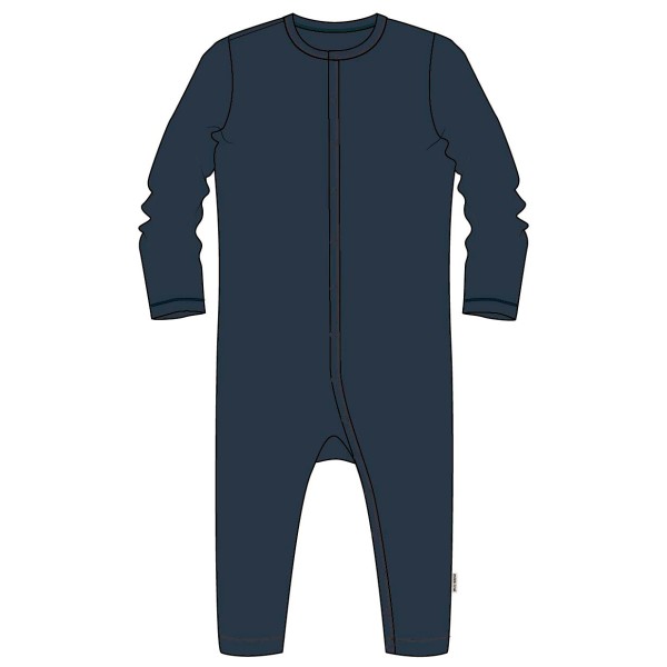 Mikk-Line - Kid's Wool/Bamboo L/S Suit - Overall Gr 92 blau von Mikk-Line