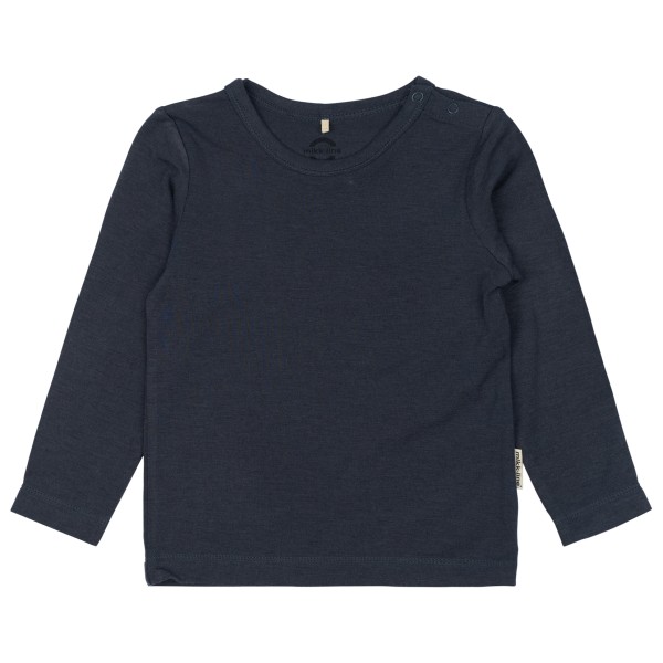 Mikk-Line - Kid's Wool/Bamboo L/S Top - Merinoshirt Gr 74 blau von Mikk-Line