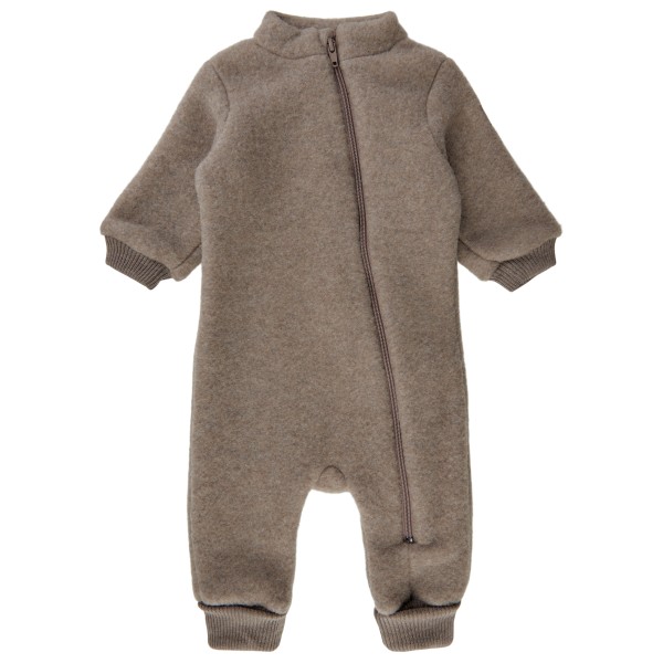 Mikk-Line - Kid's Wool Suit with Rib - Overall Gr 68 braun von Mikk-Line