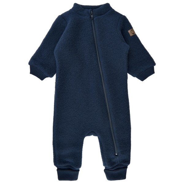 Mikk-Line - Kid's Wool Suit with Rib - Overall Gr 80 blau von Mikk-Line