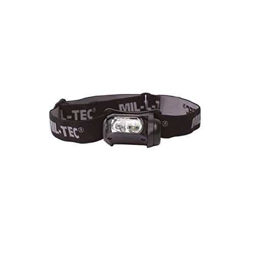 Mil-Tec Unisex – Erwachsene 15170102-Kopflampe Kopflampe, Schwarz, Einheitsgröße von Mil-Tec