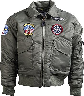 Mil-Tec CWU Flieger, Textiljacke Kinder - Oliv - XS von Mil-Tec