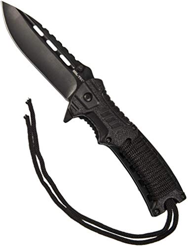 Mil-Tec One-Hand Messer Schwarz Einheitsgröße von Mil-Tec