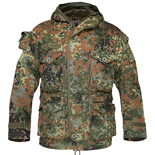 Mil-Tec Herren Smock Light Jacke, Flecktarn, XL EU von Mil-Tec
