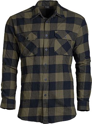 Mil-Tec Holzfäller Sommer, Hemd - Schwarz/Oliv - 3XL von Mil-Tec