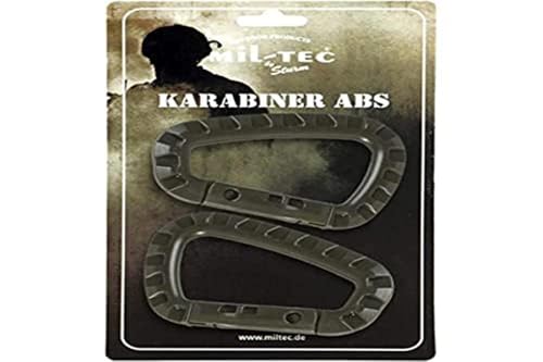 Mil-Tec Karabiner Abs-15921001 Karabiner Abs Oliv One Size von Mil-Tec