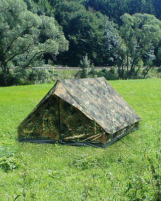Mil-Tec Mini-Pack Standard, Zelt 2-Personen - Flecktarn von Mil-Tec