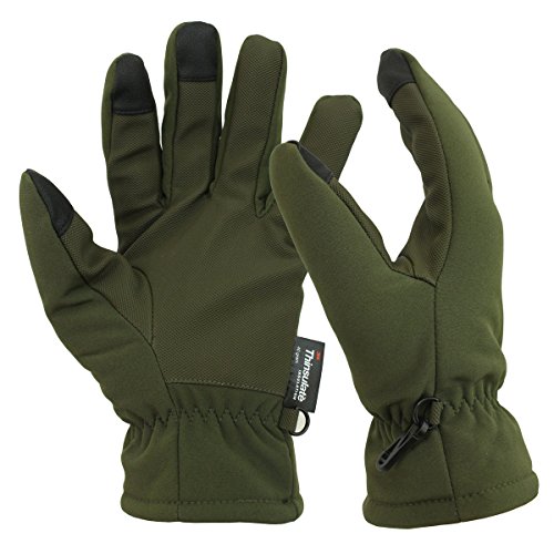 Mil-Tec Softshell Handschuhe Thinsulate Oliv Gr.XL von Mil-Tec