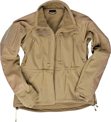 Mil-Tec Softshell Plus, Textiljacke - Beige (Coyote) - L von Mil-Tec