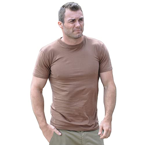 Mil-Tec Herren T-shirt-11011009 T-Shirt, Brown, L EU von Mil-Tec