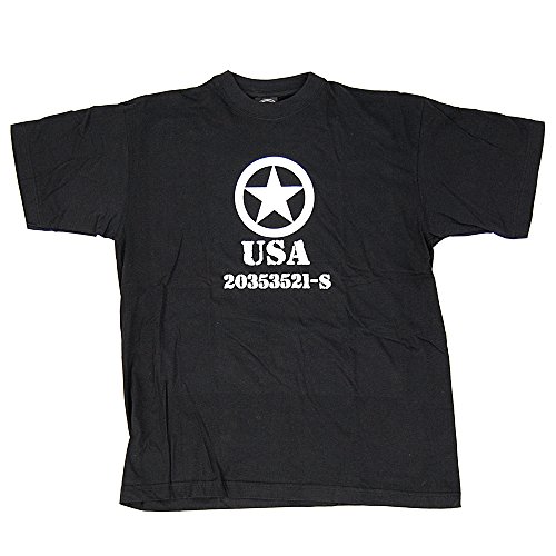 Mil-Tec T-Shirt Bedruckt Allied Star schwarz Gr.XL von Mil-Tec