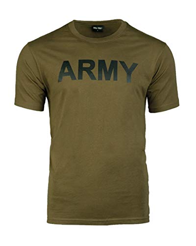 Mil-Tec T-Shirt m.Druck Army Oliv Gr.L von Mil-Tec