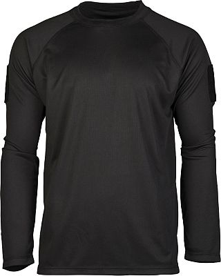 Mil-Tec Tactical Quick-Dry, T-Shirt langarm - Schwarz - S von Mil-Tec