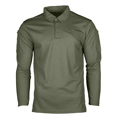 Polo Tactique Manches Longues QuickDry Mil-Tec von Mil-Tec