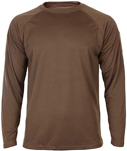 Mil-Tec Unisex Tactical Quick Dry T-Shirt, Dark Coyote, XL EU von Mil-Tec