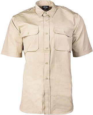 Mil-Tec Tropen, Hemd kurzarm - Beige (Khaki) - XXL von Mil-Tec