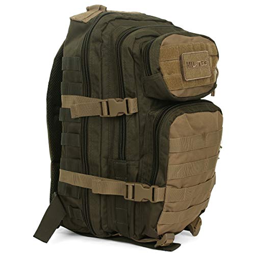 Mil-Tec US Assault Pack Backpack,S,Ranger Green/Coyote von Mil-Tec