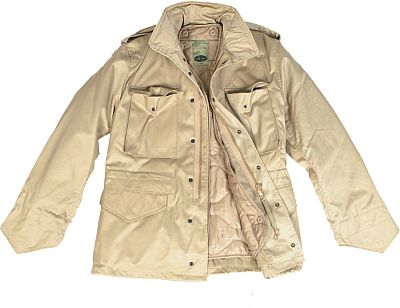 Mil-Tec US Feld M65, Textiljacke - Beige (Khaki) - S von Mil-Tec