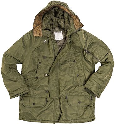 Mil-Tec US Flieger Parka N3B, Textiljacke - Oliv - XL von Mil-Tec