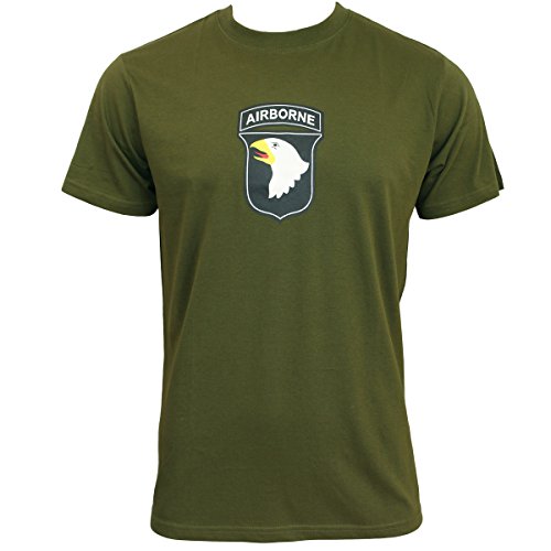 Mil-Tec Unisex 101st Airborne Shirt, Mehrfarbig, M von Mil-Tec