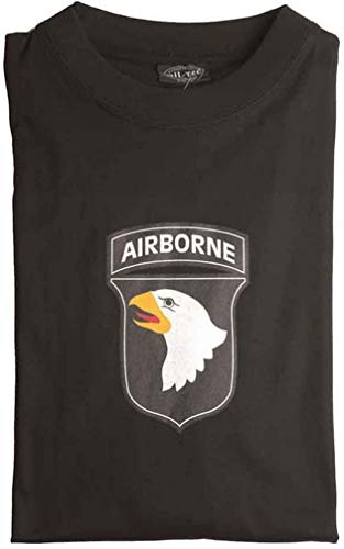 Mil-Tec Unisex 101st Airborne T-Shirt, Schwarz, L von Mil-Tec