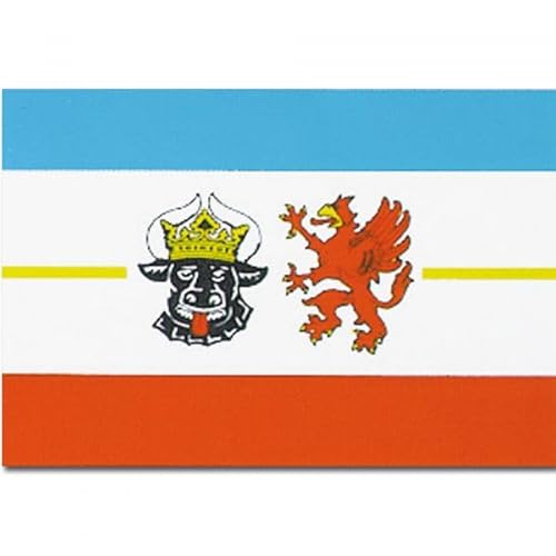 Mil-Tec Unisex – Erwachsene Flagge-16720080 Flagge, Bl Mecklenburg-Vorpommern, One Size von Mil-Tec