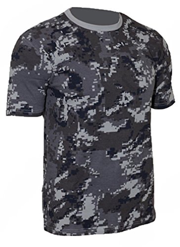 Mil-Tec Unisex Schwarz Digital T-Shirt, Camouflage, S von Mil-Tec