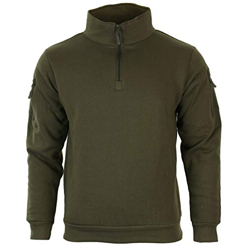 Mil-Tec Unisex Tactical Sweatshirt, Grün, M EU von Mil-Tec