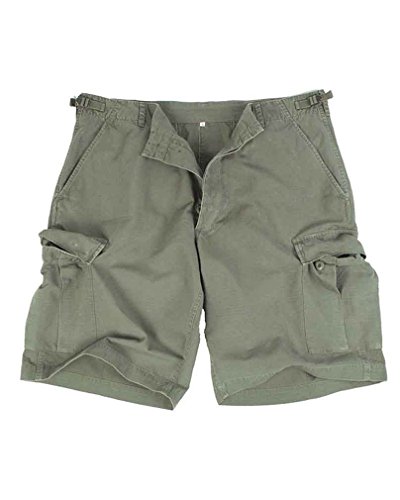 Mil-Tec Herren Bermuda R/S Shorts, Oliv, M EU von Mil-Tec