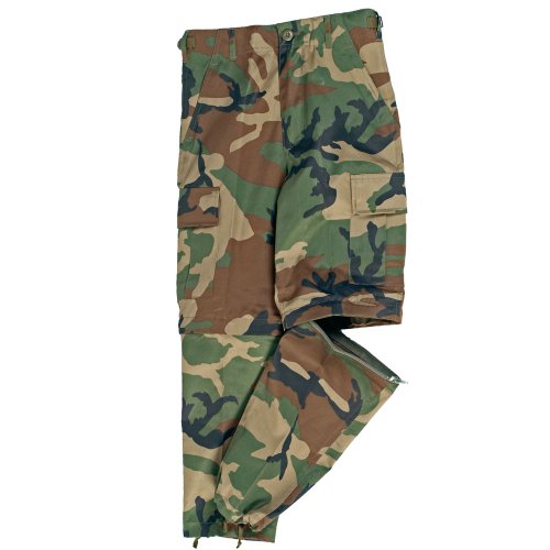 Mil-Tec US Zip-Off Hose Woodland 904 von Mil-Tec