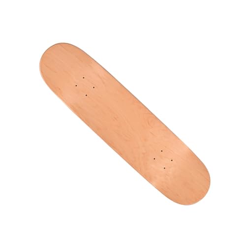 Milageto Skateboard-Deck aus Holz, leichtes Deck, unbemalt, Double-Tail-Skateboard-Art-Painting-Board für Kinder, Mädchen und Jungen, E von Milageto