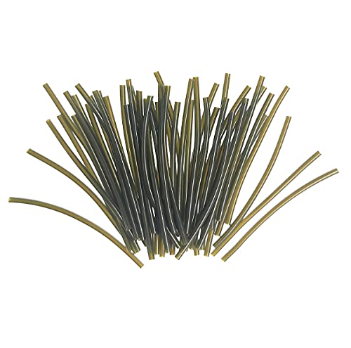 Gummischläuche für Karpfenangeln, Haar-Rigs zum Selbermachen, 48 Stück/Packung (dunkelgrün) von Milepet-Fishing
