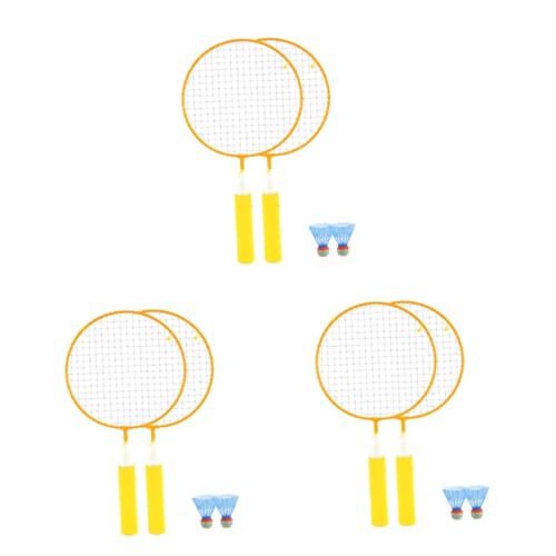 MILISTEN 3 Sätze Badmintonschläger Mit Bällen Spielzeug Für Kinder Trainingsanzug Tennisschläger Badmintonschläger Für Kinder Kinder-Badminton Kinder Spielen Bausätze Anzüge Spielset Sport von Milisten