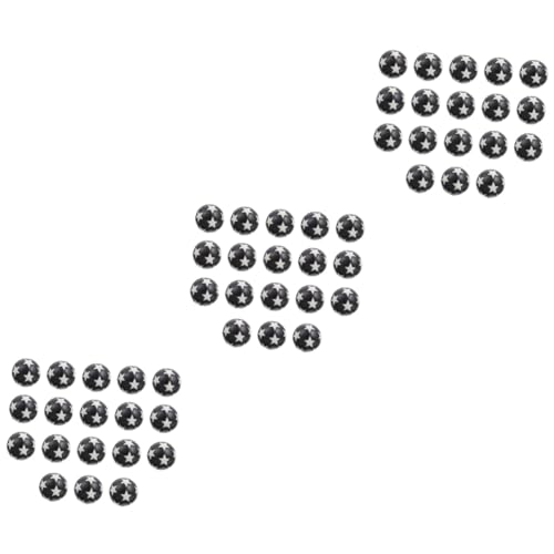MILISTEN 54 STK Tischfussball Spielplatzball Zubehör für Tischfußball Krippenzubehör Planke catchring plastikbälle Toy Sternenmuster-Fußball Mini-Tischfußball ersetzen Pack von Milisten