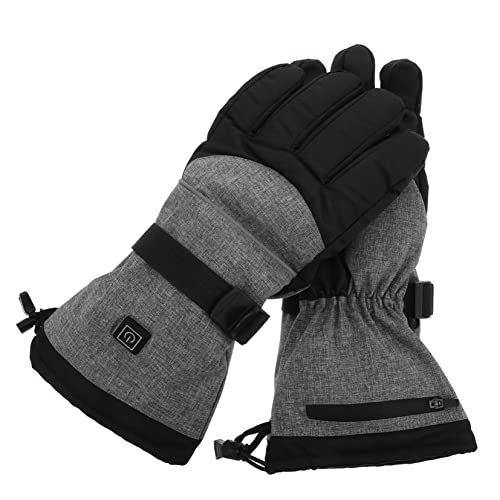 Milisten 1 Set Skihandschuhe Intelligente Elektrische Handschuhe Outdoor Reithandschuhe Elektrische Heizhandschuhe Skihandschuhe Outdoor Thermohandschuhe Outdoor Heizhandschuhe von Milisten