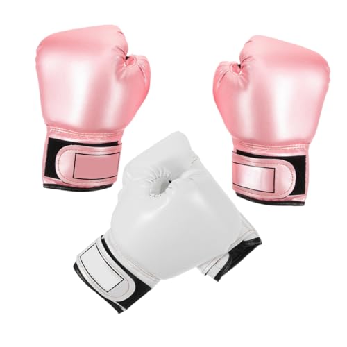 Milisten 2 Paare Boxhandschuhe Sparring Gear für Jungen Mädchen Schaumstoffgepolstert Thai Kickboxhandschuhe Trainingshandschuhe für Anfänger Sparring und Boxsackübungen Weiß Milisten 2 Paare Boxhandschuhe Sparring Gear für Jungen Mädchen Schaumstoffgepolstert Thai Kickboxhandschuhe Trainingshandschuhe für Anfänger Sparring und Boxsackübungen Weiß von Milisten