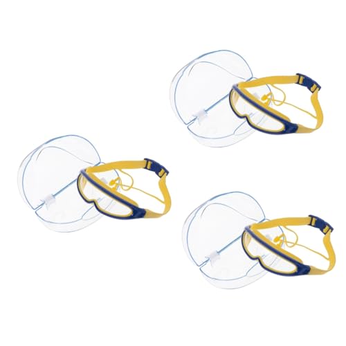 Milisten 3 Stk Schwimmausrüstung kinder schwimmbrille Unterwasserglas für Kinder taucherbrille für kinder taucherbrillen für kinder Schwimmbrille für Kinder Antibeschlag-Schwimmbrille von Milisten