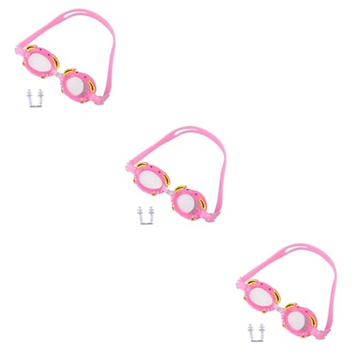 Milisten 3St Kinderbrillen schwimmbrille anti fog anti fog schwimmbrille UV-Schutzbrille schützende Schutzbrille Krabbenspielzeug für Kinder Gläser Antibeschlag-Schwimmbrille anti Nebel von Milisten